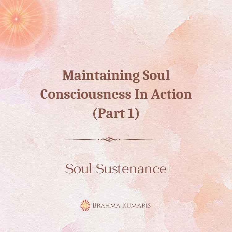 Maintaining soul consciousness in action (part 1)