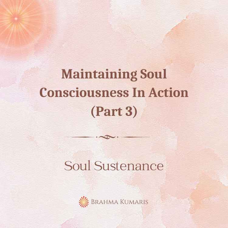 Maintaining soul consciousness in action (part 3)