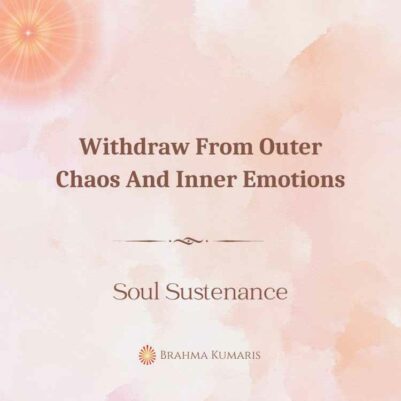23rd April 2024 Soul Sustenence English