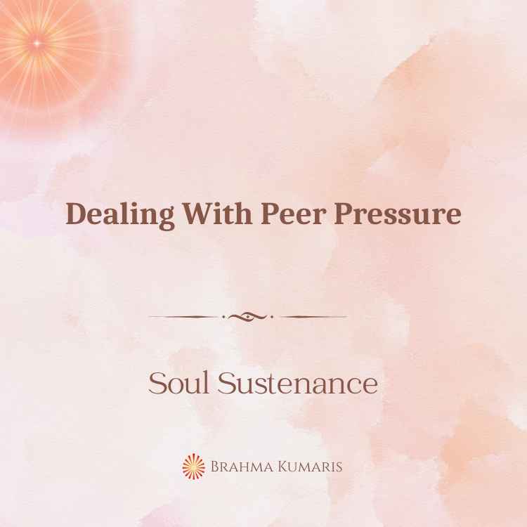 Dealing with peer pressure