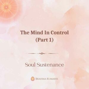The mind in control (part 1)