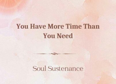 26th March 2024 Soul Sustenence English
