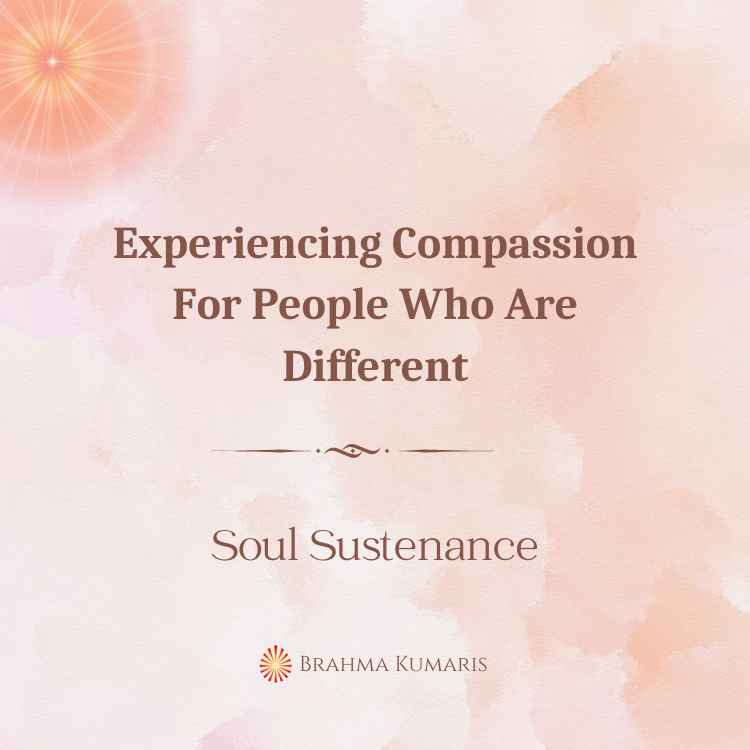 Experiencing Compassion For People Who Are Different