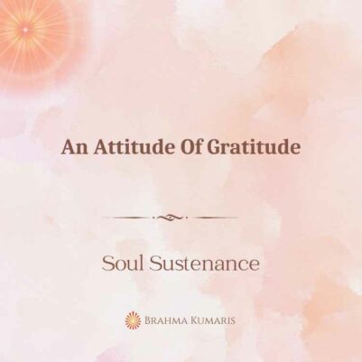 7th May 2024 Soul Sustenence English
