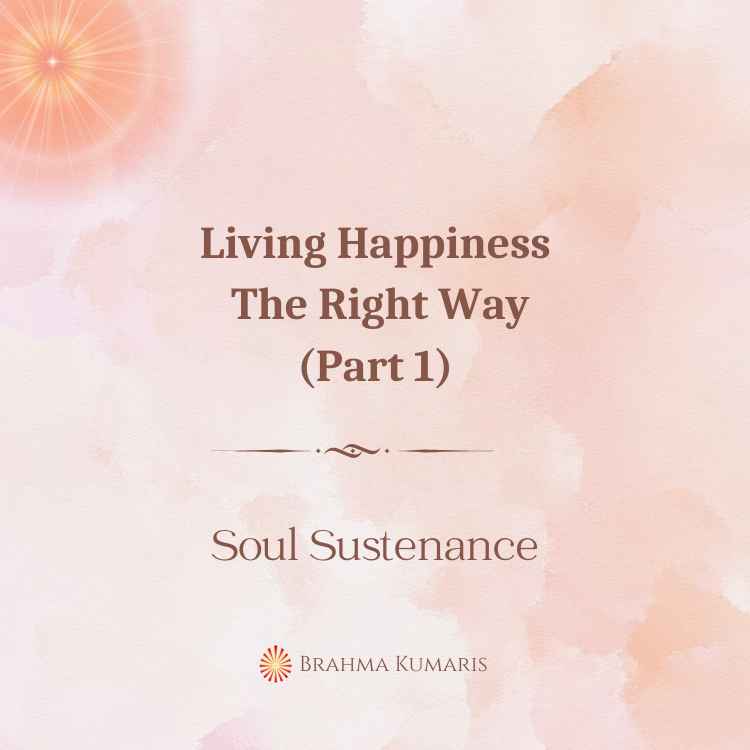 Living Happiness The Right Way (Part 1)