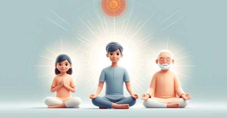 Meditation is essential for children to aged person in life featured image v