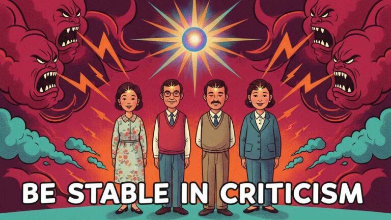 Being stable in criticism