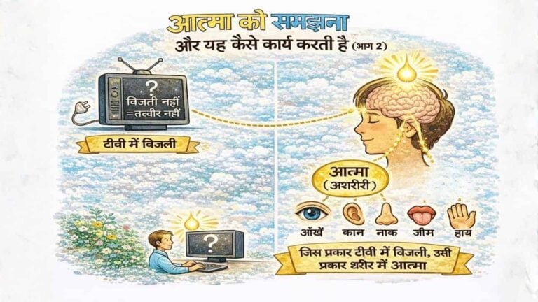 आत्मा और उसके द्वारा किए जाने वाले कार्य का अहसास होना (भाग 2)