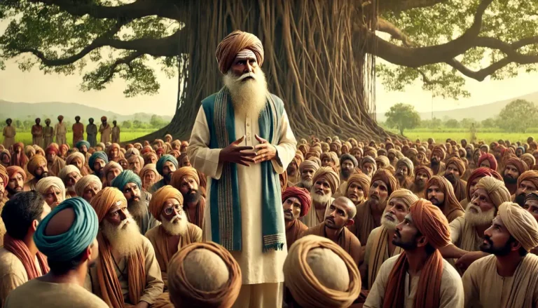 9. Dharmendra addressing the villagers v2