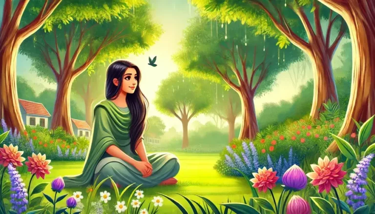 Neha sitting in sielnce v2