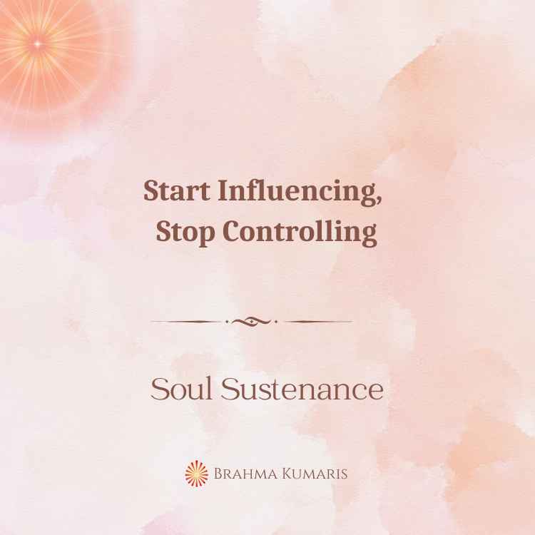Start influencing, stop controlling