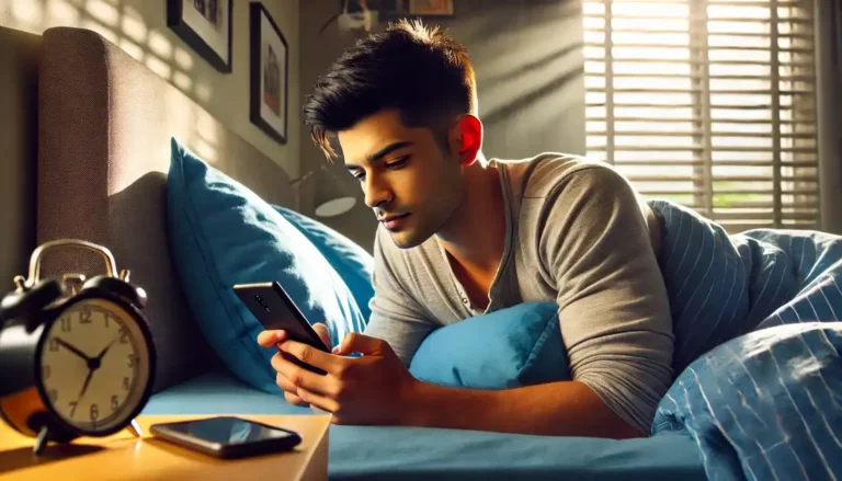Arjun Checking His Phone First Thing in the Morning v2