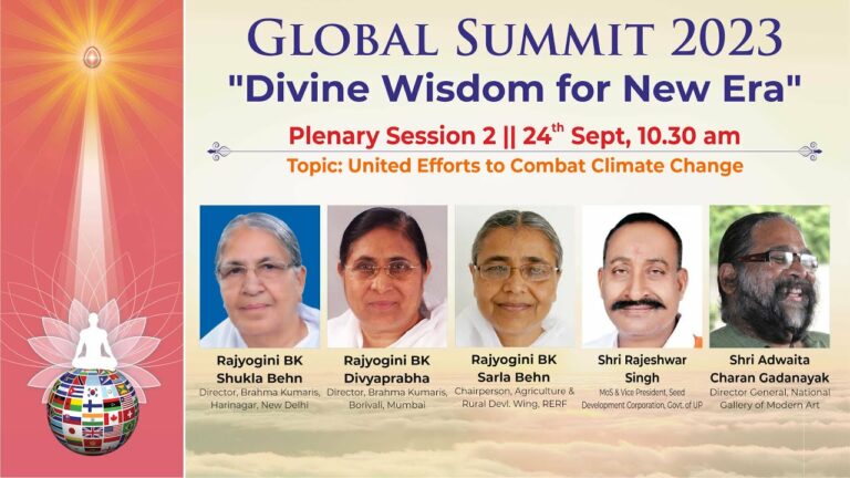 Video thumbnail: global summit 23- 10 | plenary session 2 | bk shuka, bk divya, bk sarla | 24 sep 10. 30am