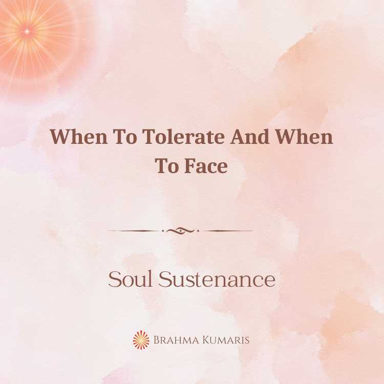 Learn when to tolerate and when to confront in relationships. Discover the power of discernment and how to balance adjustment with confrontation for healthier interactions and inner strength
