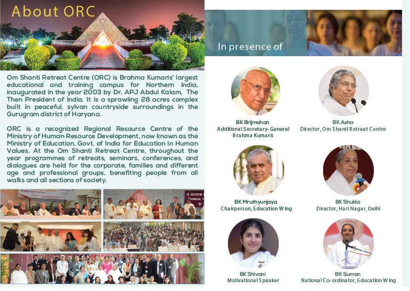 Program for educators – spiritual wisdom for better living