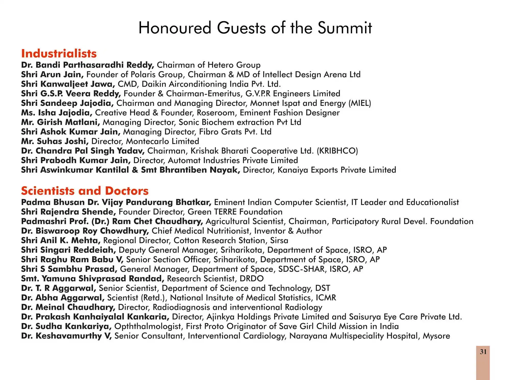 Programme Booklet Global Summit 2024 (16 MB) 33 Award