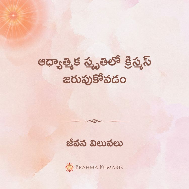 25th dec 2024 soul sustenance telugu