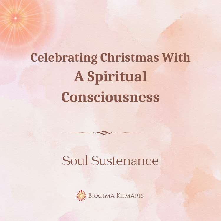 Celebrating christmas with a spiritual consciousness