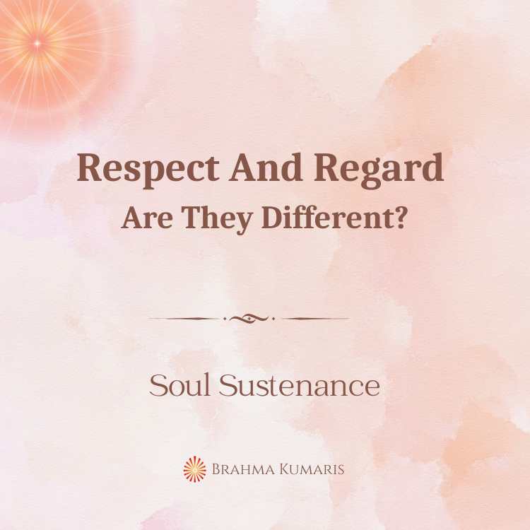Respect and regard - are they different?