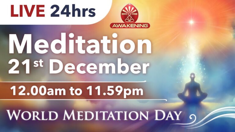 Video Thumbnail: LIVE 24hrs - Join the 1st World Meditation Day | Awakening TV | Brahma Kumaris