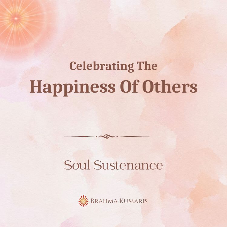 Celebrating the happiness of others