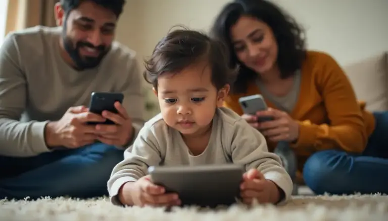 2. The next generation is watching us-phone addiction