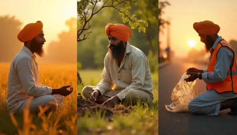 4. 3 meditating for the earth, planting a tree, reducing waste-wildlifeday