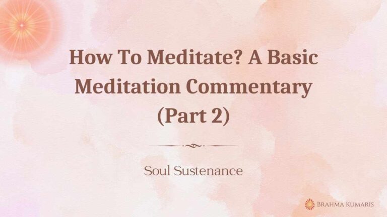 The three mirrors for inner beauty (part 4) 2 How to meditate? A basic meditation commentary (part 2)
