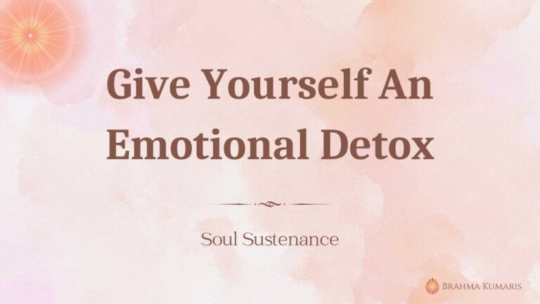 Does your self esteem rely on winning and losing (part 1)? 2 Give yourself an emotional detox