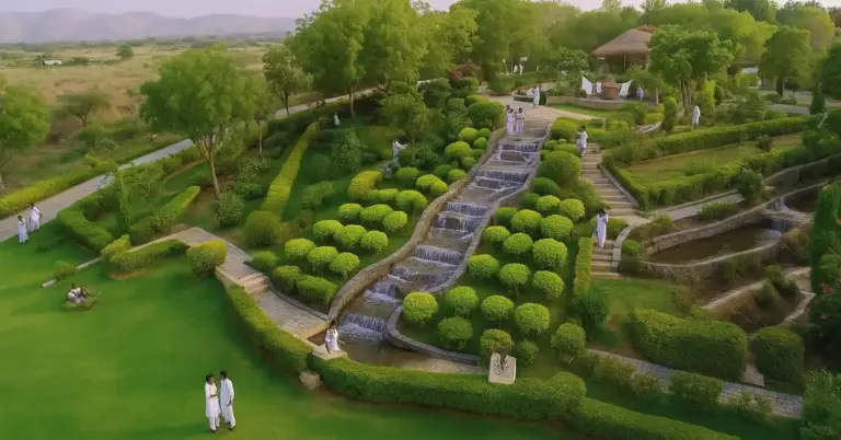 Bks develop and maintain gardens that offer quiet spaces for reflection and peace
