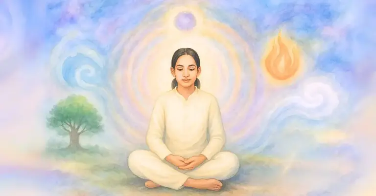 ब्रह्माकुमारीज़ के आध्यात्मिक ज्ञान द्वारा यह समझाया गया है कि मनुष्य आत्मा और प्रकृति के पाँच तत्व — पृथ्वी, जल, अग्नि, वायु और आकाश — आपस में गहराई से जुड़े हुए हैं। ये भौतिक तत्व केवल उपयोग की जाने वाली चीजें मात्र नहीं हैं, बल्कि संवेदनशील वाइब्रेशन हैं।