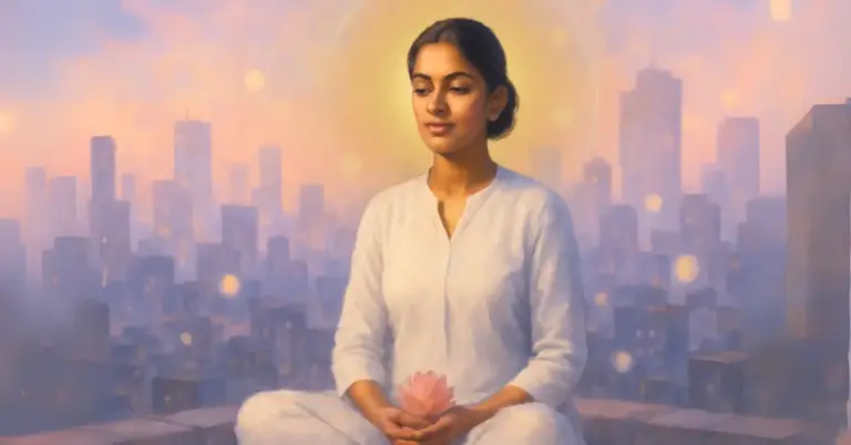 The half-open gaze of yogis is not just a mystical pose; it’s a powerful technique rooted in spiritual wisdom. In Rajyoga meditation, this practice represents a perfect balance—being connected to the outer world while deeply absorbed in inner peace. Here’s why this subtle method is so transformative: