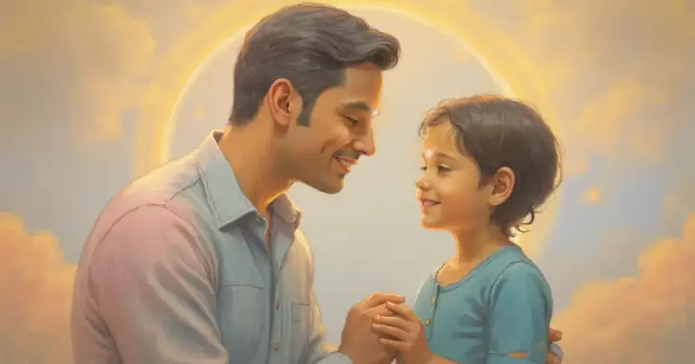 With Children Your child makes a mistake. Instead of anger, your eyes reflect understanding: You are a pure soul, learning your journey.The child feels acceptance, not rejection. Your drishti uplifts rather than scolds.