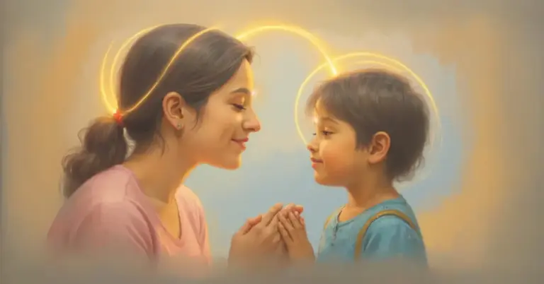 बच्चों के साथ: बच्चा गलती करता है। आप गुस्से के बजाय समझदारी से देखते हैं और कहते हैं: "तुम एक पवित्र आत्मा हो, सीखने की यात्रा पर हो।" बच्चा तिरस्कार नहीं, स्वीकृति महसूस करता है। आपकी दृष्टि उसे ऊपर उठाती है।
