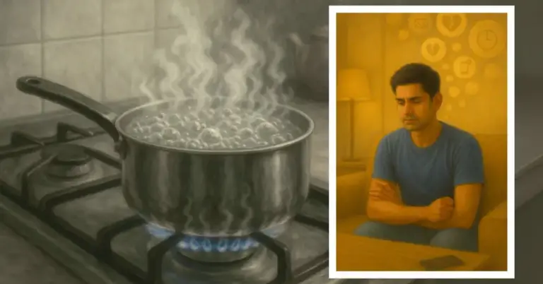 Now those thoughts were rising, one by one, like bubbles in boiling water. And he didn’t know how to make them stop.