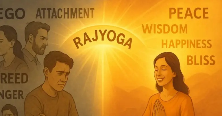 Rajyoga is the silent bridge that reconnects what was lost.