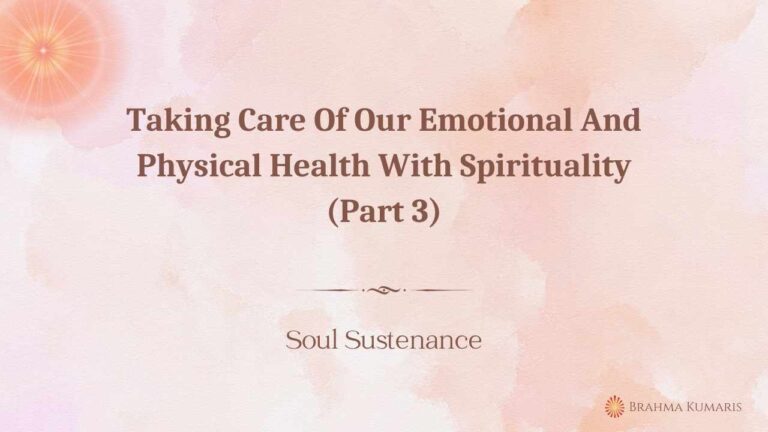 Make a to-be list and check it everyday 1 Taking care of our emotional and physical health with spirituality (part 3)