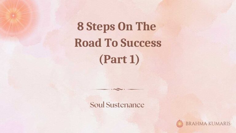8 steps on the road to success (part 1)