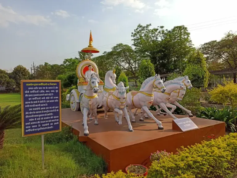 Art Work Controlling Senses Through Rajyoga Shanti Sarovar Raipur