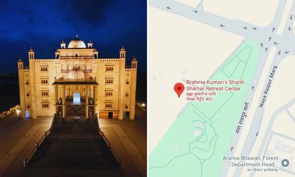 शांति शिखर मानचित्र / परिसर दृश्य