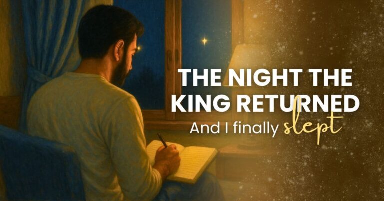 The night the king returned and i finally slept