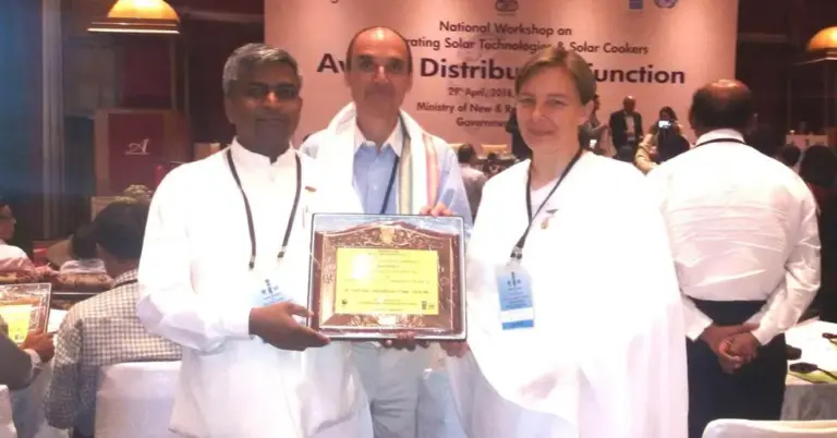 Solar cooker award result