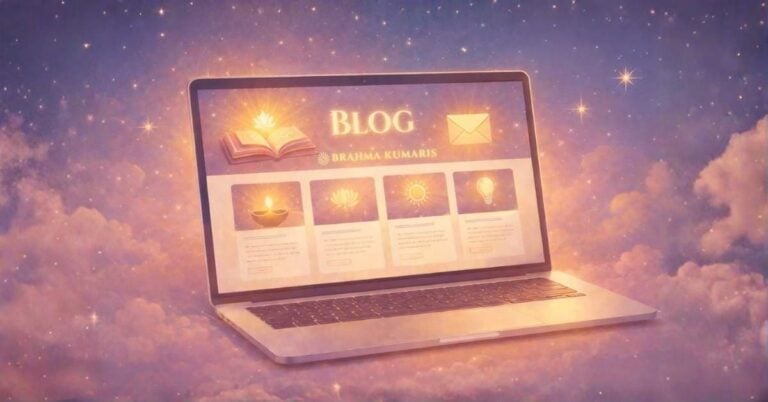 Brahma kumaris blogs landing page
