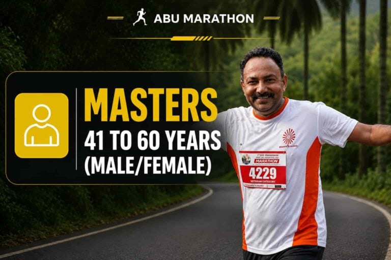 Masters: 41 to 60 years (male/female)