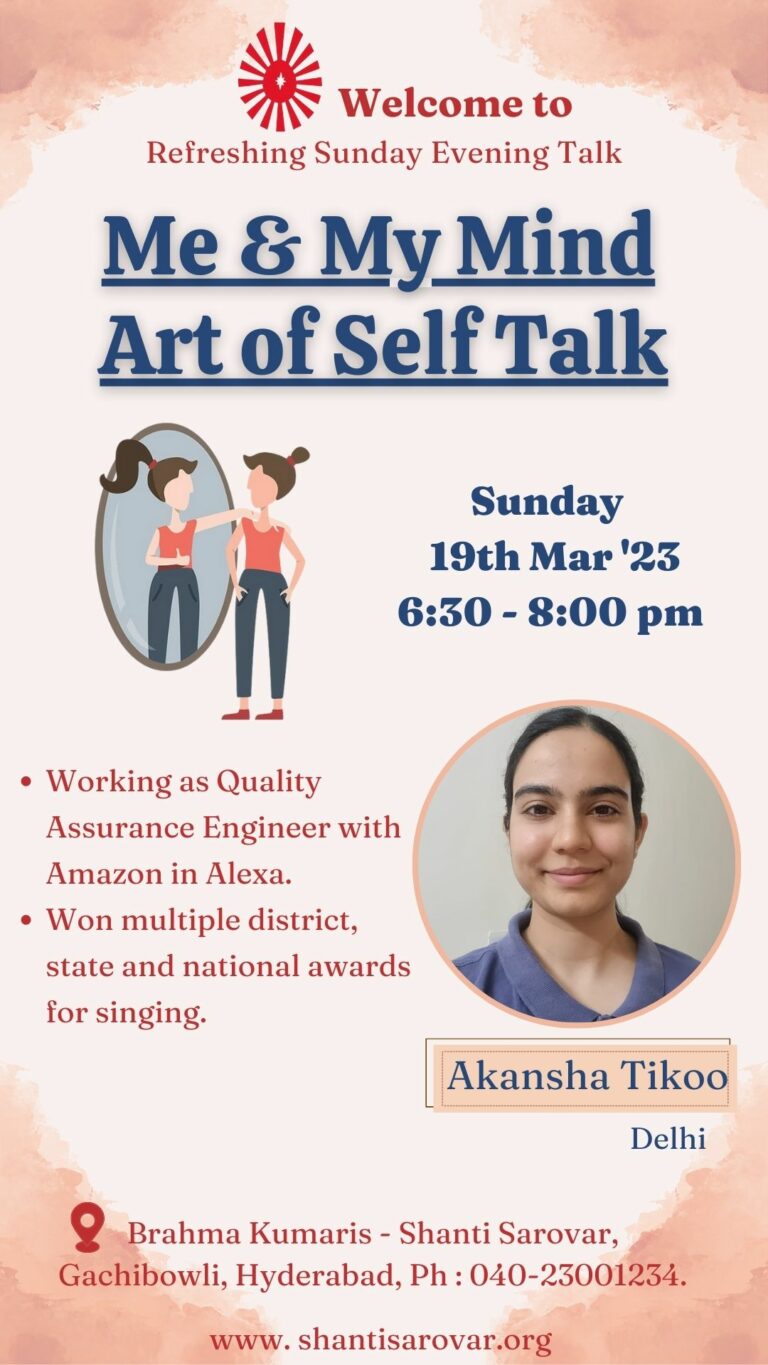 Me & my mind – art of self talk