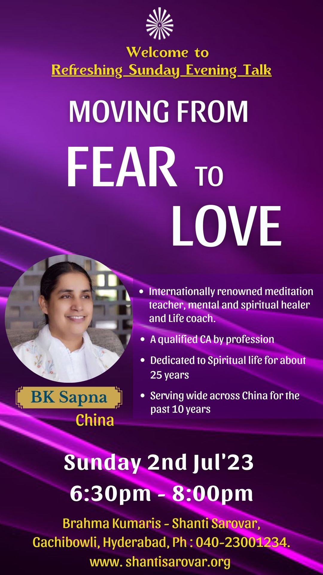 Moving from fear to love