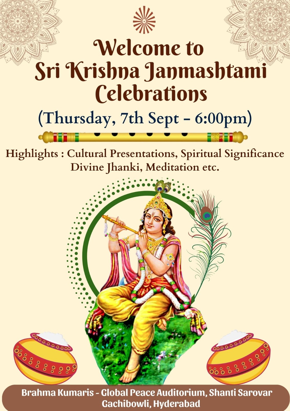 Sri krishna janmashtami celebrations