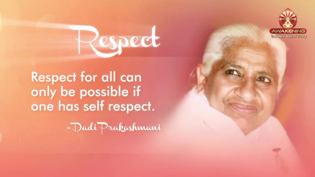 Pearls of wisdom - respect (dadi prakashmani)