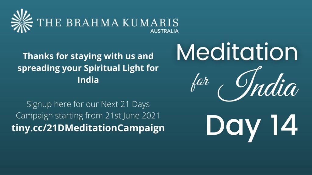 Meditation for india - day 14