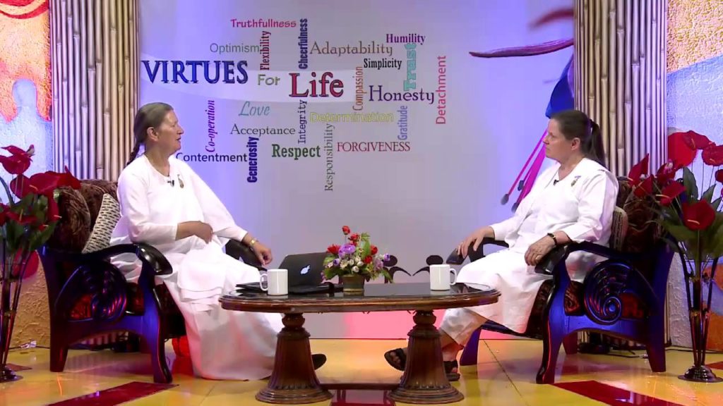 (english) virtues for life 1 brahma kumaris | official 016 virtues for life - bk denise lawrence & bk roz mery part 2